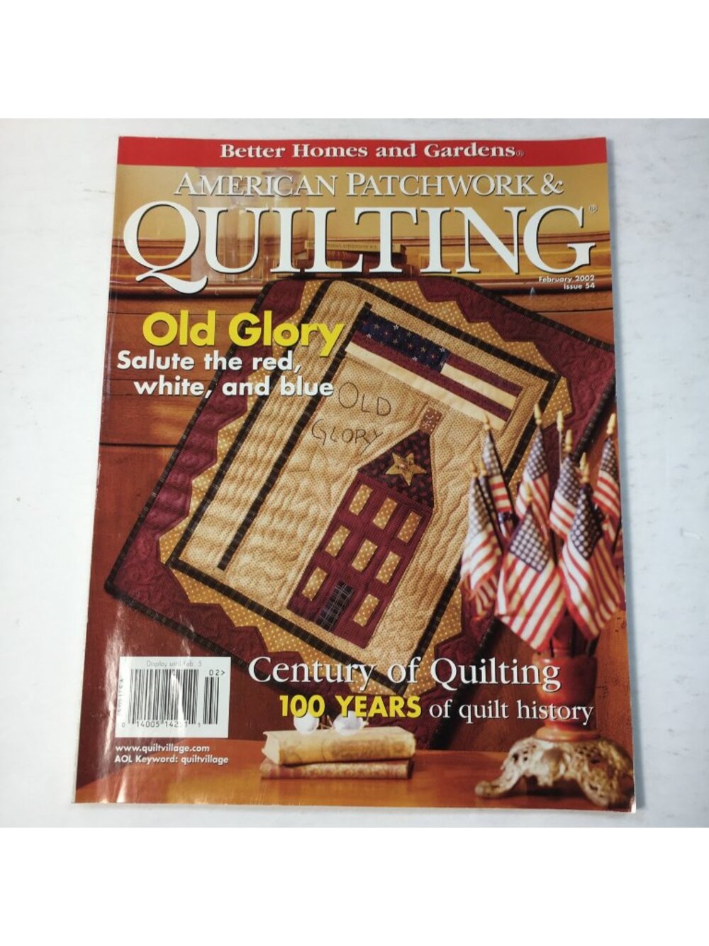 American Patchwork & Quilting Magazine Better Homes Gardens February 2002 Issue